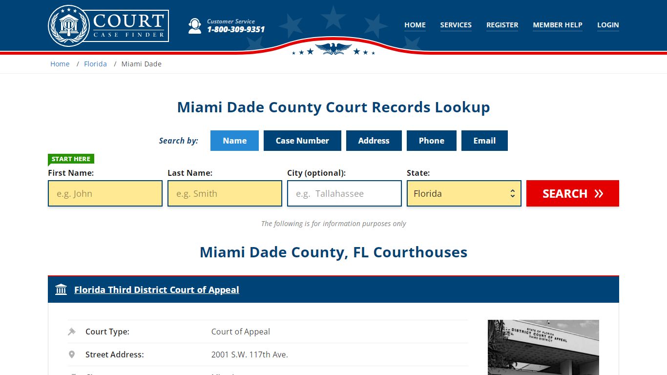 Miami Dade County Court Records | FL Case Lookup